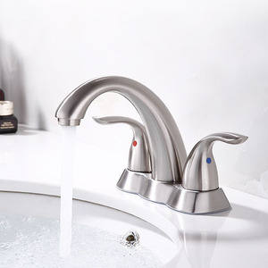 Galenpoo phong cách hiện đại xử lý kép lưu vực vòi nước nóng bán điện vòi 2 lỗ cơ thể bằng đồng gốm van lõi Dễ dàng cài đặt - Product Image 2