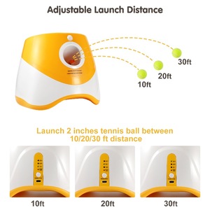 Elettrico Auto <span class=keywords><strong>Pet</strong></span> Tennis lancio macchina cane interattivo recupera giocattolo ripetere il divertente automatico palla per cani lanciatore giocattolo - Product Image 4