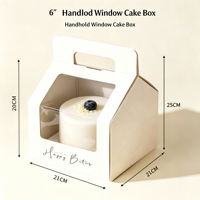 Boîtes rigides en papier kraft recyclé écologiques avec doublure en éponge, logo personnalisé pour gâteau d'anniversaire, cupcake, dessert, plats à emporter