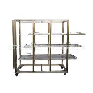 Stainless Steel Body Storage Rack Industrial Hospital Furniture Durable Design <b>Square</b> Shape - Product Image 1
