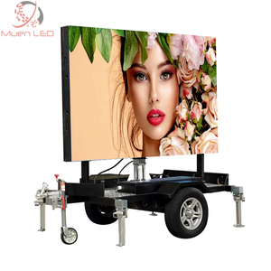 Todo en uno P6 Señal comercial Cartelera Publicidad móvil al aire libre Remolque Pantalla LED IP65 Clasificado 5000cd a todo color - Product Image 2