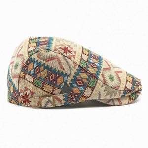 Chapeau Jacquard Personnalisé pour Femme, Style Britannique Vintage, Béret Coloré Tendance - Product Image 3