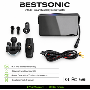 Bestsonic จอแสดงผล GPS สำหรับมอเตอร์ไซค์อัจฉริยะ ขนาด 6 นิ้ว กันน้ำ รองรับ Apple CarPlay และ Android Auto แบบไร้สาย - Product Image 6