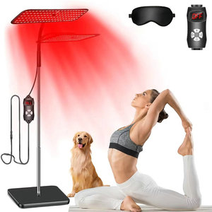 Lámpara <span class=keywords><strong>de</strong></span> Terapia <span class=keywords><strong>de</strong></span> Infrarrojo Cercano <span class=keywords><strong>de</strong></span> 660nm y 850nm para Relajación Muscular y Cuidado <span class=keywords><strong>de</strong></span> la Piel, Panel <span class=keywords><strong>de</strong></span> Terapia <span class=keywords><strong>de</strong></span> Luz Roja LED con Soporte - Product Image 1