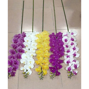 Lo-071ดอกกล้วยไม้ประดิษฐ์15หัวก้านเดี่ยวยาวเทียม - Product Image 2