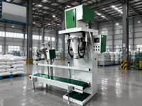 Báscula de Llenado y Empaquetado Cuantitativo sin Tolva DCS W 50, Máquina de Pesaje y Empaquetado de Gránulos de 10-50 KG, Acero al Carbono Anticorrosión