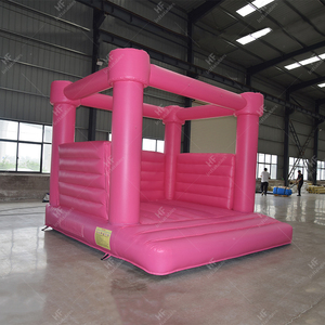 Château gonflable commercial blanc de rebond avec la maison de saut de partie extérieure de ventilateur pour le mariage, l'<span class=keywords><strong>anniversaire</strong></span> et la <span class=keywords><strong>location</strong></span> d'événement - Product Image 3