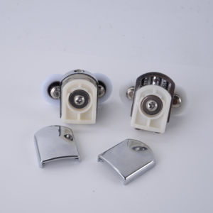 Lot de 8 roues à roulettes modernes en alliage de zinc ABS, accessoires de salle de douche excentriques pour porte et fenêtre de salle de bain - Product Image 1