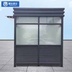 Cabina di Guardia di Lusso in Container Resistente alle Intemperie per Uso Esterno, Postazione di Sicurezza per Quattro Persone in Acciaio - Product Image 3