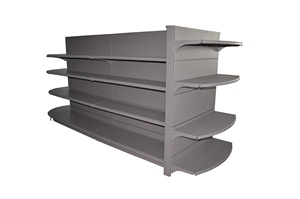 Kệ Đầu Tròn Tùy Chỉnh Kệ Trưng Bày Bằng Kim Loại Với Kệ Gondola Tiêu Đề Nửa Vòng - Product Image 4