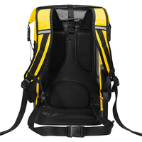 Sac à dos étanche 500D avec fermeture à enroulement, 35L 55L, avec bande réfléchissante et poches latérales en maille, pour kayak, randonnée, camping, activités de plein air