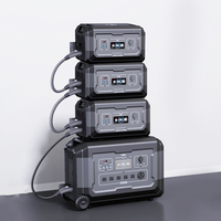 Station portable E-Nice grande capacité 3060Wh, générateur solaire à batterie LiFePO4, 5000W/7000W de pointe, onde sinusoïdale pure, compatible voiture