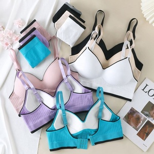 Sujetador de alta calidad para mujer, de una pieza, con botón trasero ajustable, ropa interior femenina cómoda sin aros, sujetador tipo top. - Product Image 3