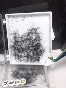 Cils 2D prêts à exporter numéro de modèle facile extensions de cils préfabriquées fournitures pour usage beauté exportation du Vietnam - Product Image 2