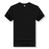 180G Polyester/Katoen Zomer T-shirt met Ronde Hals Effen Kleur Klasuniform Werkkleding Anti-Pilling Polyester/Katoen Heren T-shirts