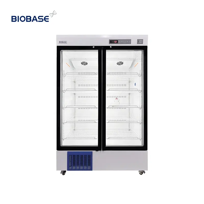 ثلاجة BIOBASE BPR-5V968F 968L، مكونة من 10 قطع، مخصصة للمعامل
