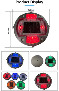 Cosyn 143*47mm 6 vis intégrées, marqueur de chaussée souterrain nivelé, LED Corée, yeux de chat clignotants, clignotants solaires IL300, plots routiers lumineux - Product Image 6