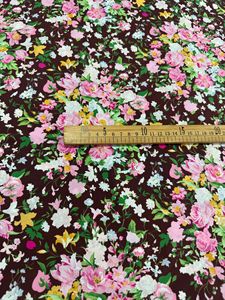 Tissu popeline 100% coton Premium 100s, tissu en coton floral, impression numérique pour textiles de maison, robes - Product Image 6