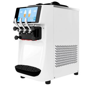 GGM Gastro Commercial Use Stainless Steel Soft Serve <b>Ice</b> <b>Cream</b> <b>Machine</b>-30-32 Liters/h-2.6 KW-Touch Control-Tabletop Unit-220V - Product Image 4