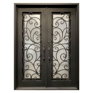 Arc de porte de <span class=keywords><strong>garage</strong></span> en <span class=keywords><strong>fer</strong></span> forgé Ace Portes en acier Conceptions de porte de villa en <span class=keywords><strong>fer</strong></span> forgé Portes en <span class=keywords><strong>fer</strong></span> forgé Double extérieur - Product Image 3