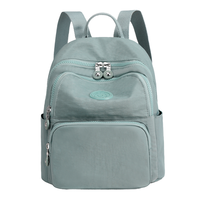 Tas Ransel Kasual Berkualitas Tinggi Bahan Nylon Tahan Lama Wanita Nasional Musim Panas Ransel Internal Frame Penutup Ritsleting Tahan Air Poliester Kapasitas 20L Sekolah