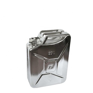 Jambières en acier inoxydable épais, 10l 20l 30l, 100 cylindres, pour réservoir d'essence Diesel, réservoir de carburant de rechange pour voiture et moto - Product Image 1