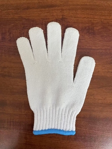 ถุงมือทำงานกันลื่น 600 กรัม-800 กรัม/โหล 10 กรัม TC Cotton  ทนทานต่อการสึกหรอ  พร้อมปลอกแขนนิรภัย ระบายอากาศได้ดี สำหรับผู้ชาย ผลิตโดยผู้ผลิตถุงมือสำหรับงานหนัก - Product Image 5