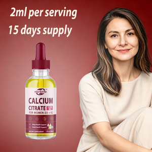ODM/OEM Hot Sales <b>Calcium</b> Citrate <b>Liquid</b> Drops, Immune, Bone and Teeth Health Support, Pineapple Flavor - Product Image 4