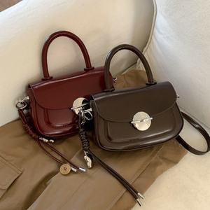 Nuevo Bolso Bandolera de Diseñador de Moda, Bolso Bandolera de Hombro de Cuero PU de Alta Calidad, Bolso de Mano Casual, Bolso y Cartera de Lujo para Mujer - Product Image 4