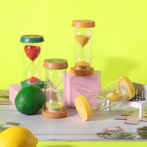 Reloj de Arena con Forma de Fruta Colorida, Decoración de Escritorio, Juguete para el Hogar y la Oficina - Product Image 4