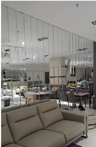 Mosaïque <span class=keywords><strong>de</strong></span> miroir en verre adhésif biseauté Art déco <span class=keywords><strong>de</strong></span> 5mm d'épaisseur pour miroirs muraux décoratifs en forme <span class=keywords><strong>de</strong></span> diamant - Product Image 3