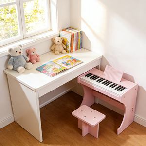 เปียโนขนาดเล็ก 37 คีย์ เครื่องดนตรีไม้ ของขวัญวันเกิดเพื่อการศึกษา กีตาร์<span class=keywords><strong>ไฟฟ้า</strong></span> <span class=keywords><strong>คีย์บอร์ด</strong></span> ของเล่นเสริมทักษะสำหรับเด็ก - Product Image 3