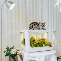 Tendances SOL 2022, idées cadeaux, décoration intérieure, pots de plantes intelligents créatifs, kit de culture hydroponique, jardin d'intérieur LED, matériau ABS, carton