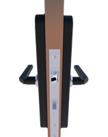 Serrure numérique à body mince en aluminium, pour porte coulissante, norme européenne 3585, mortaise, serrure à carte d'hôtel