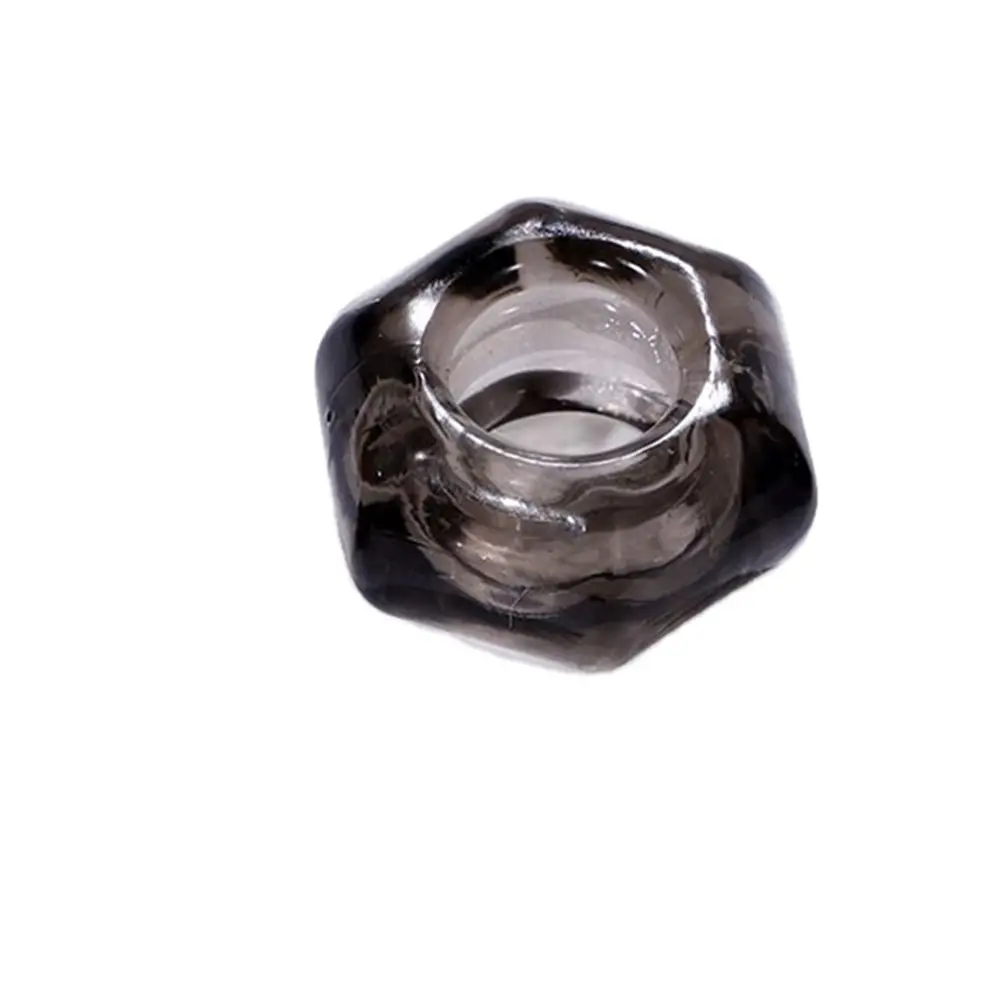 Высокое качество TPR черный шестиугольный петух кольцо с оптовой ценой sax игрушки для мужчин