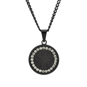 Collar de Bisutería de Moda para Mujer, Conjunto de Collar y Colgante de Acero Inoxidable, Joyería Fina - Product Image 3