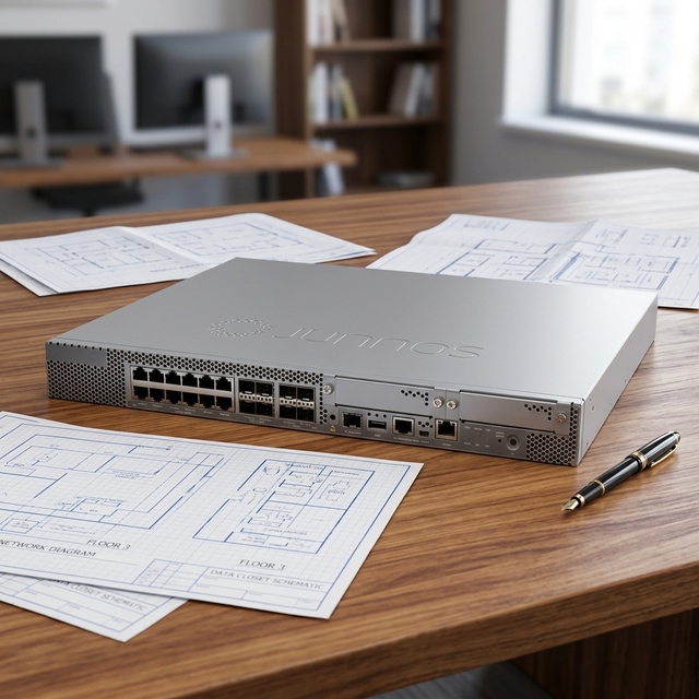 Network firewall security 1U router firewall chassis equipment Pfsense 4 Nic Srx1500 firewall