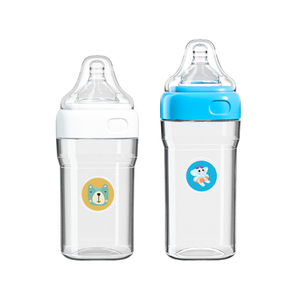 Biberón de Boca Ancha Cuadrada de PP para Bebés, Libre de BPA, Anti-Cólicos, con Tetina de Silicona para Leche Materna, Biberón para Recién Nacidos - Product Image 2