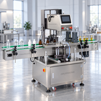 Automatische flesafsluitmachine, schroefafsluitmachine voor plastic, glazen en PET flessen, containers voor voedsel, dranken en cosmetica verpakkingen