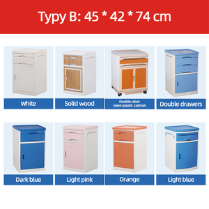 خزانة للأدراج الطبية بجانب السرير قابلة للتعديل في المستشفى ، أثاث جناح المستشفى وغرفة المريض ، إمدادات سائبة - Product Image 6