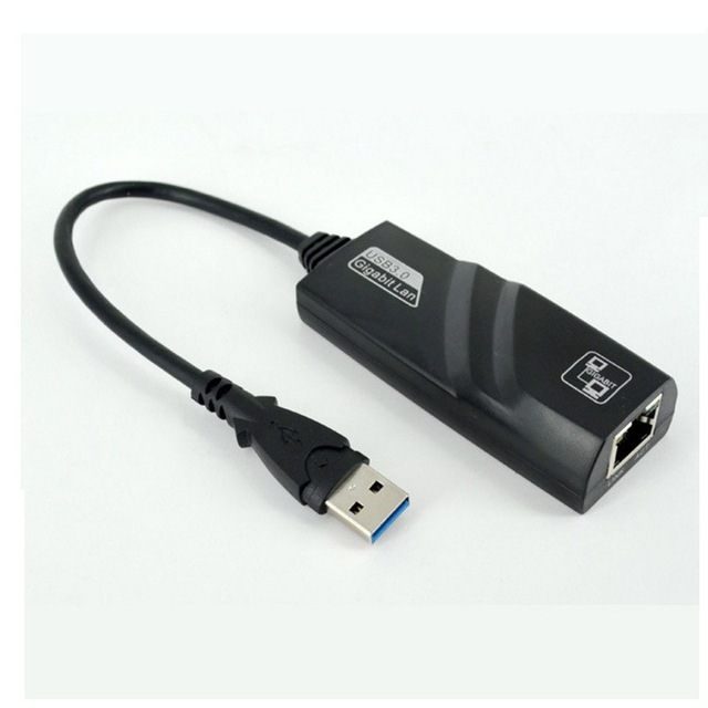 High Speed USB 3.0 Gigabit Ethernet Adapter Driver-Free USB to RJ45 Wired Network Card External Converter for Laptop PC