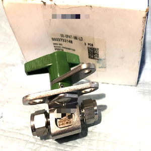 Válvula de enchufe de instrumento de giro Qtr de, accesorio de tubo de 6 mm 1.6Cv - Product Image 1