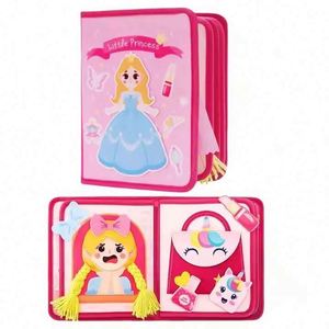 Nuevo Diseño: Tablero de Actividades Sensoriales de Fieltro para Niños Pequeños, Libro de Actividades Montessori Silencioso con Habilidades para la Vida, Cognición, Clasificación y Emparejamiento - Product Image 1