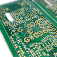 Placa de Circuito Impreso FR4 con Perforación Láser, Acabado ENIG, Alta Frecuencia, para Control Industrial, Equipos de Seguridad Mcpcba