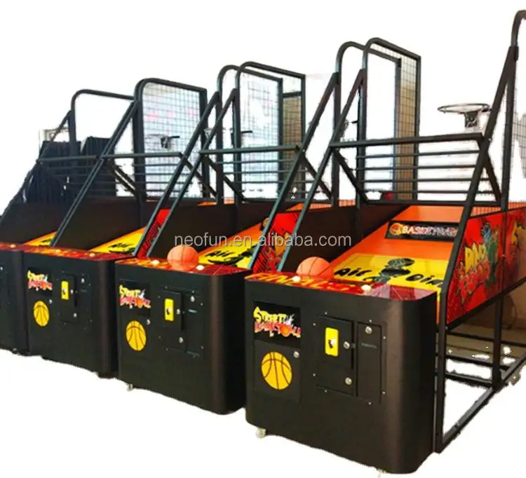 Neofuns nhà máy giá đồng tiền Hoạt động đường phố bóng rổ Arcade trò chơi Bắn Bóng Rổ máy bắn súng