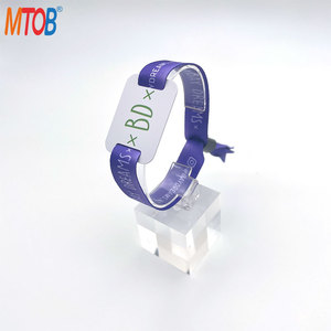 Thụ động 13.56MHz NFC dệt vải dây đeo cổ tay RFID F08 dây đeo cổ tay cho không dùng tiền mặt lễ hội - Product Image 5