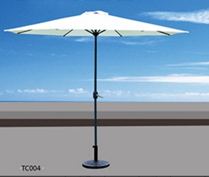 Parapluie banane rond moderne 3M pour jardin extérieur et parc, cadre en acier pour meubles de cour - Product Image 3