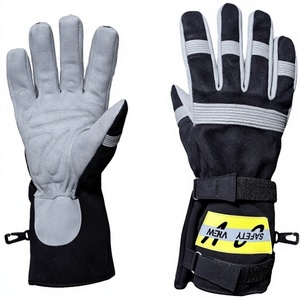 Gants de pompier personnalisés de haute qualité, fabriqués en cuir véritable à 100 %, ignifuges, respirants, écologiques, utilisables en toutes saisons pour hommes - Product Image 1