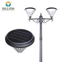 Lámpara Solar LED Moderna para Jardín, Exterior, Impermeable IP65, de Aluminio, con Panel Solar, Luz Blanca Cálida, para Paisajes y Césped