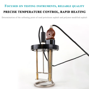 Aparelho Automático de Ponto de Amolecimento com Anel e Esfera, Equipamento de Aquecimento Laboratorial para Teste de Asfalto - Product Image 3